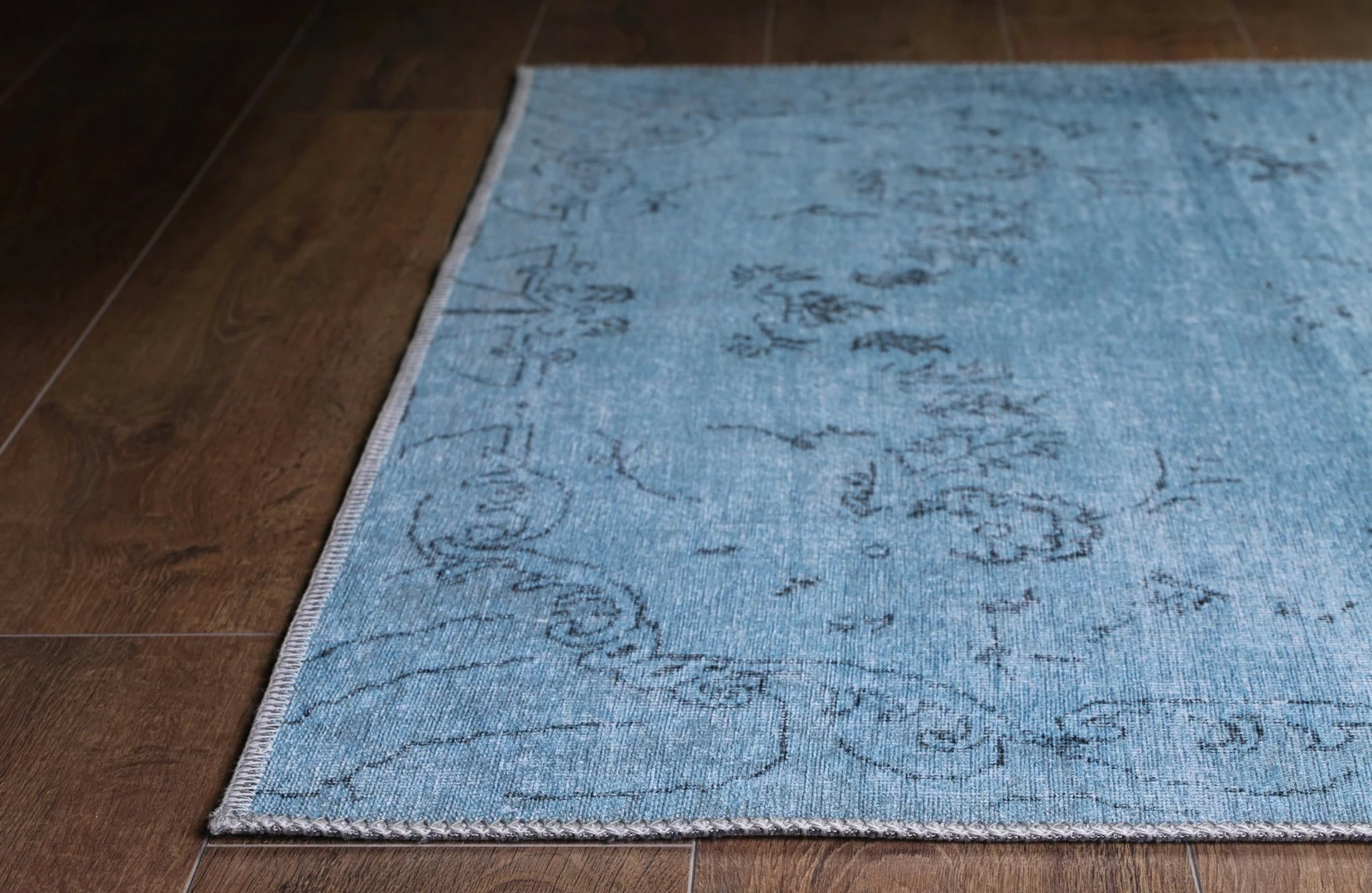 Qilim Conceptum Hypnose, Dorian Chenille, blu, 210x310cm