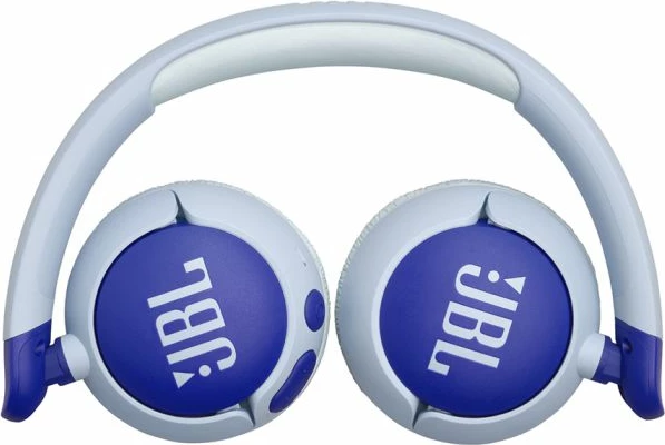 Kufje Bluetooth për fëmijë JBL Junior 320BT, limit 85 dB, bateri 50 orë, me mikrofon, blu