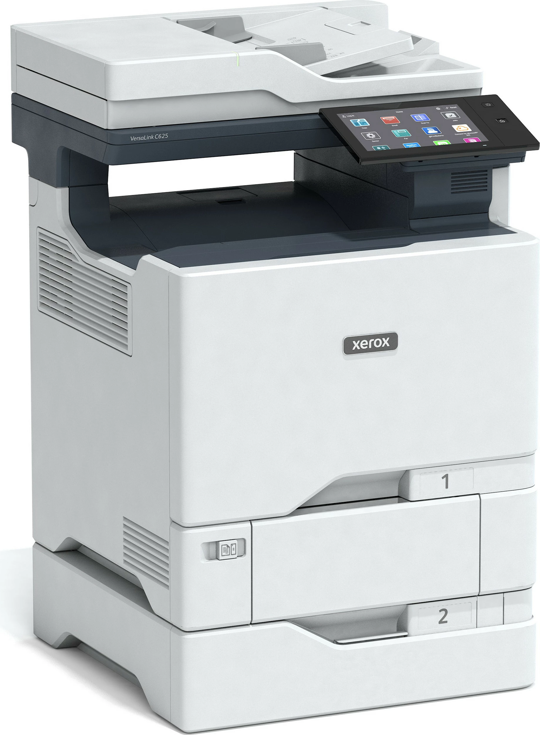 Printer multifunksional Xerox VersaLink C625DN, kolor, USB/LAN, skanim & printim duplex, gri/kaltër