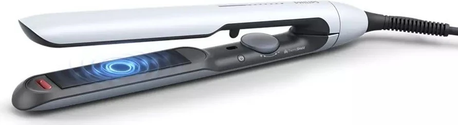 Pjastër flokësh Philips StraightCare BHS520/00, deri 230°C, e bardhë/gri