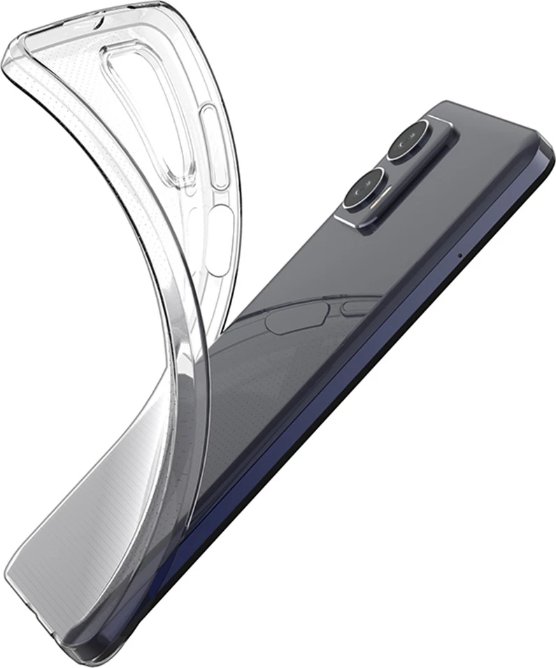 Mbështjellës Hurtel Ultra Clear 0.5mm për Motorola Moto G73 5G, Transparent