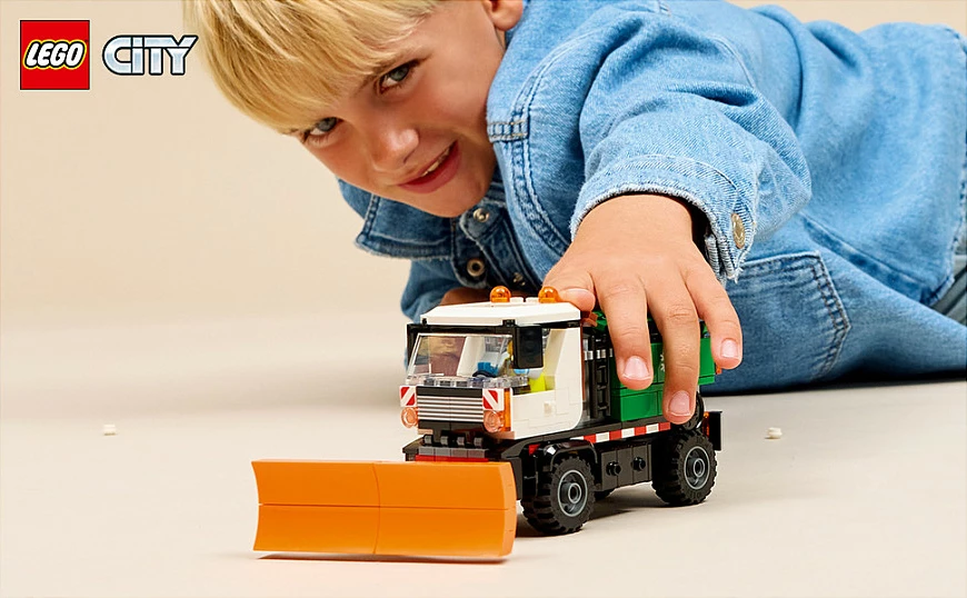Set ndërtimi LEGO City Snowplough 60490, 263 copë, 6+, shumëngjyrësh
