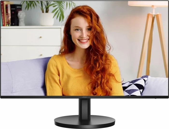 Monitor AOC 24B3HA2 23.8\" IPS FHD 100Hz 1ms me altoparlantë, i zi, me kabllo HDMI + kabllo rryme