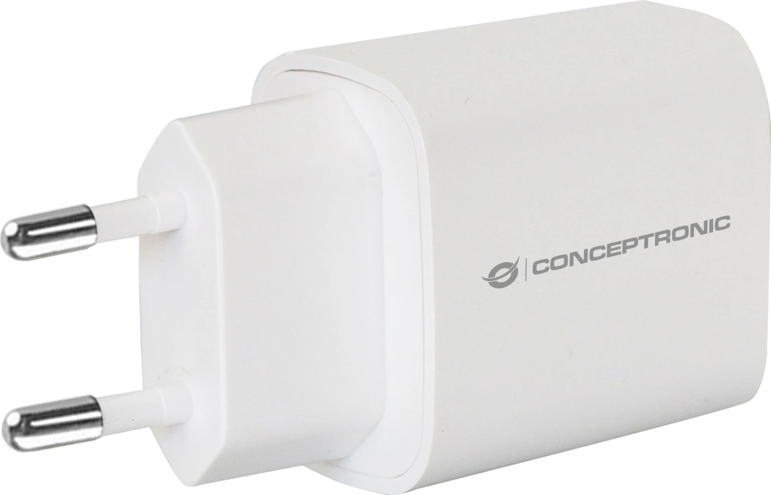 Karikues Conceptronic 1 port USB-C PD 3.0 20W i bardhë