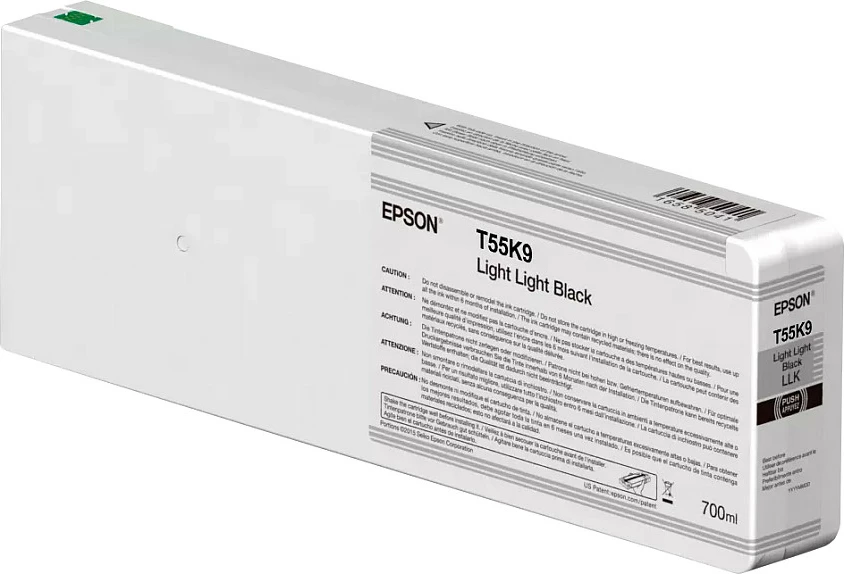 Kartrix bojë Epson T55K900 UltraChrome, 700 ml, Light Light Black