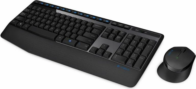 Set tastierë + maus Logitech MK345 920-006489, wireless USB, layout US, i zi