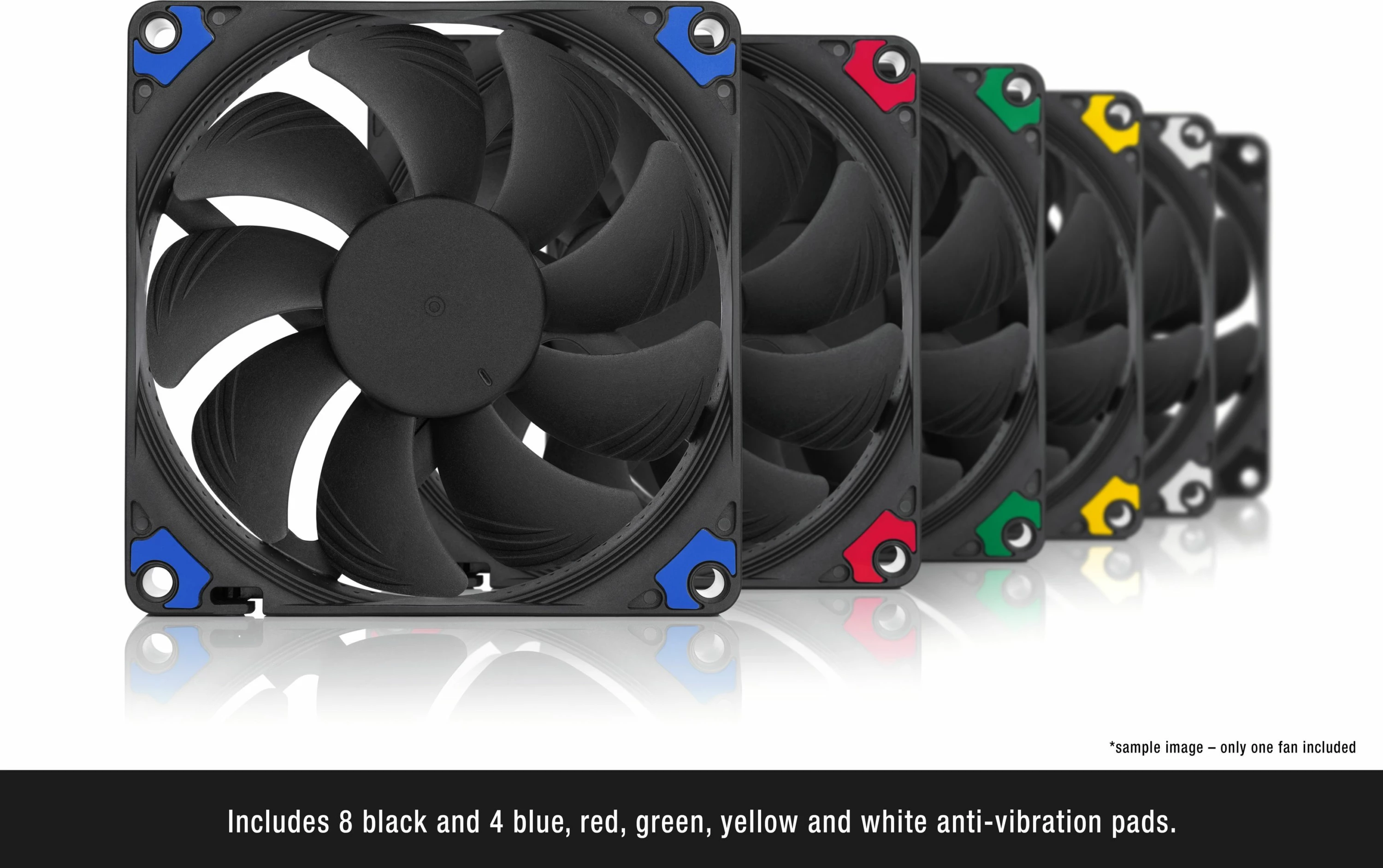 Ventilator PC Noctua NF-A9x14 HS-PWM chromax.black.swap 92mm x 14mm, 4-pin PWM, i zi, 1 copë