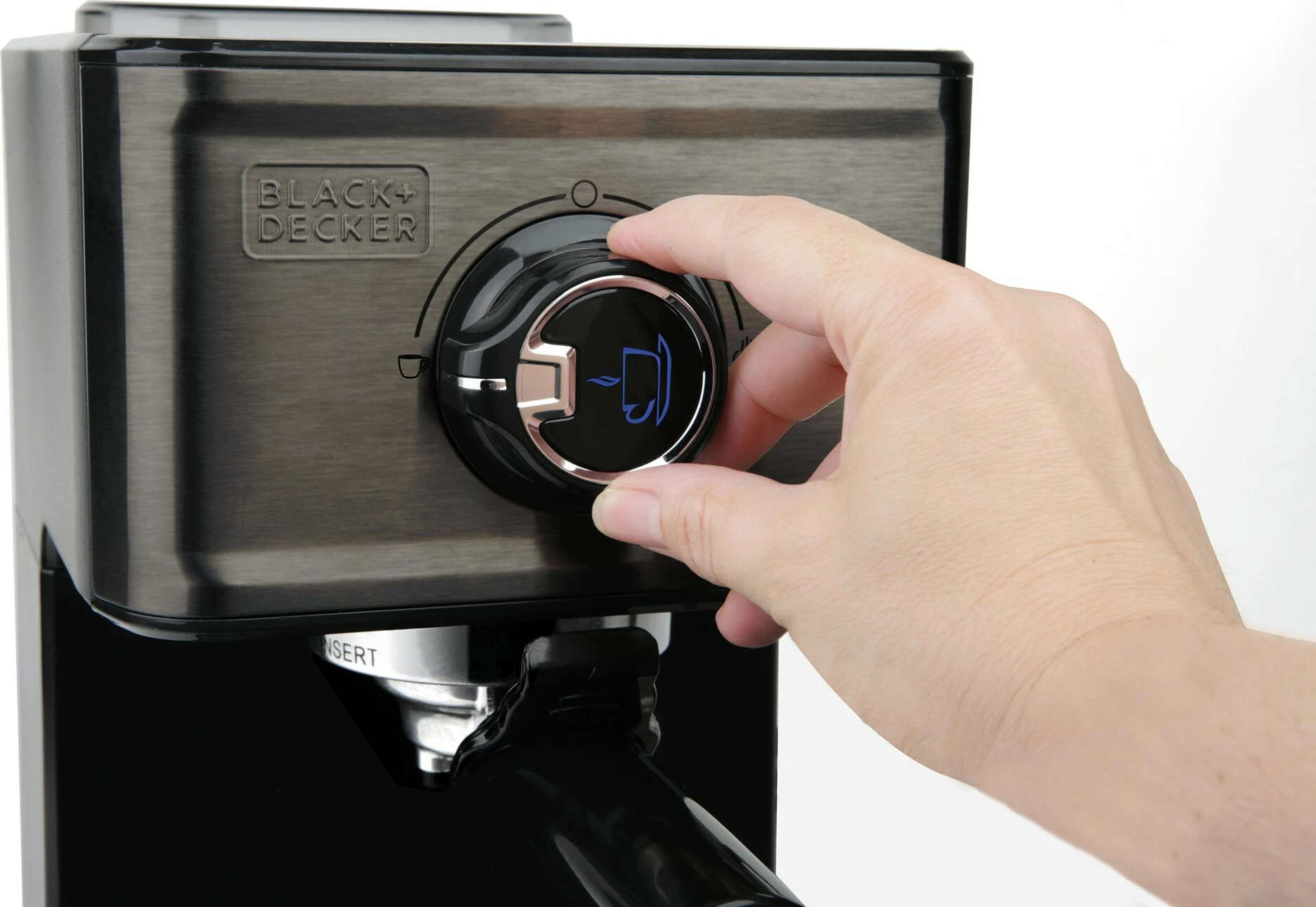 Aparat kafeje espresso Black&Decker BXCO1200E 1200W 15 bar Inox