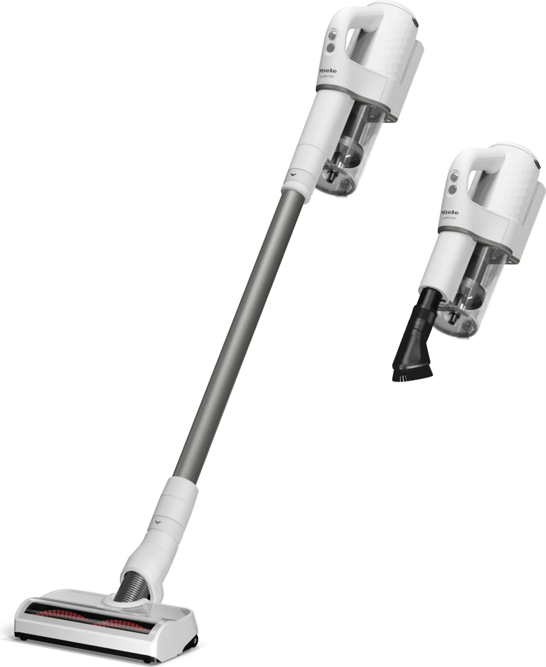 Fshesë me korrent pa kabllo Miele DuoFlex HX1 Extra, 55 min, 0.3 L, 3.1 kg, e bardhë