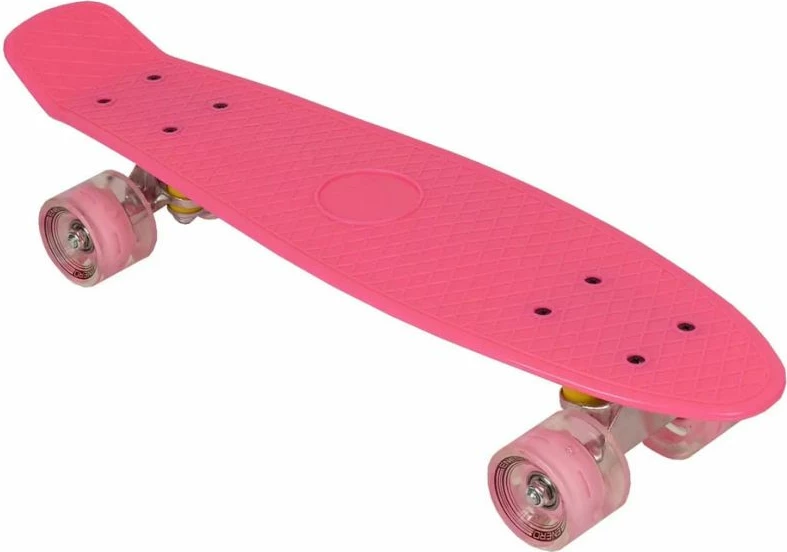 Skateboard plastik për femra dhe fëmijë Inny, rozë