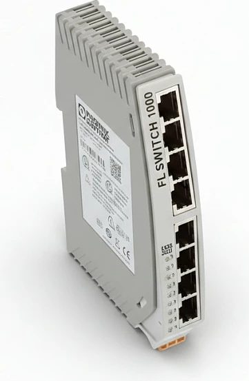Switch industrial Ethernet Phoenix FL SWITCH 1005N, 5 porta RJ45, gri