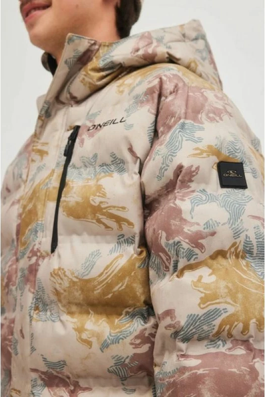 Jakne dimri për meshkuj O'Neill Xtrm Mountain Snowboard Ski 5K, bezhë