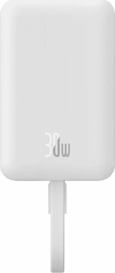 Powerbank Baseus Magnetic Mini 30W 10000mAh i bardhë