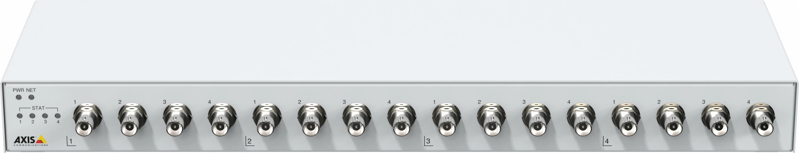 Encoder video Axis M7116, 16 kanale, 720 x 576 piksel, 30 fps, H.264/H.265, e bardhë