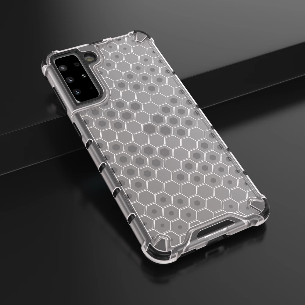 Mbështjellës Hurtel Honeycomb për Samsung Galaxy S22, transparent