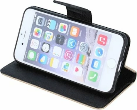 Mbështjellës HAVANA Fancy Diary 12830 Flip Cover për Xiaomi Redmi 9T / Poco M3, i artë/zi