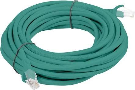 Kabllo patchcord Lanberg, U/UTP 5e/ RJ45 - RJ45, 5m,e gjelbër