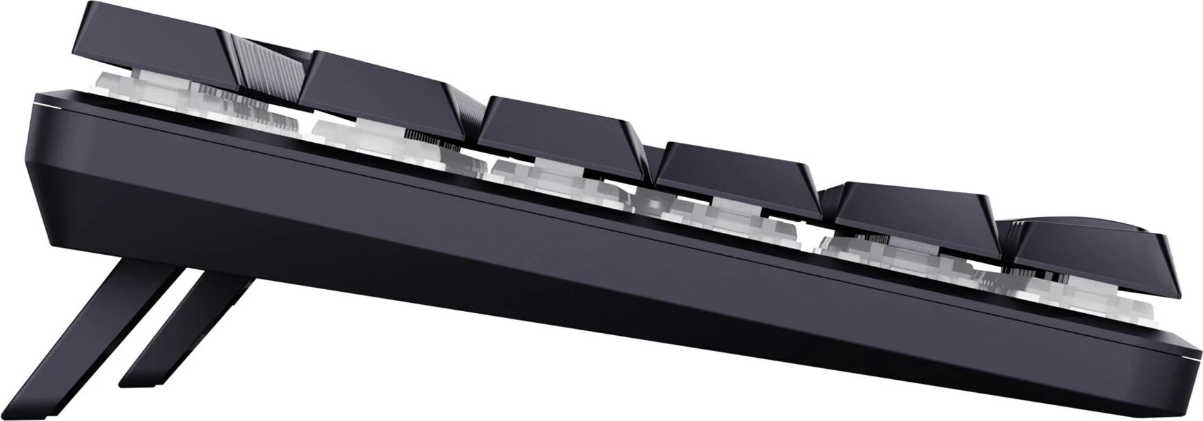 Tastierë Trust GXT 868 Torix, Gaming, USB + RF Wireless + Bluetooth, QWERTY, US English, E zezë