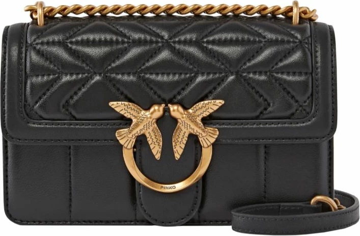 Çantë krahu Pinko Love One Mini, e zezë