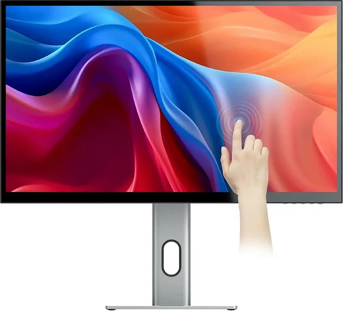 Monitor ALOGIC Clarity 5K Touch 27", 5120x2880, USB-C 65W, touchscreen, i zi/argjendtë