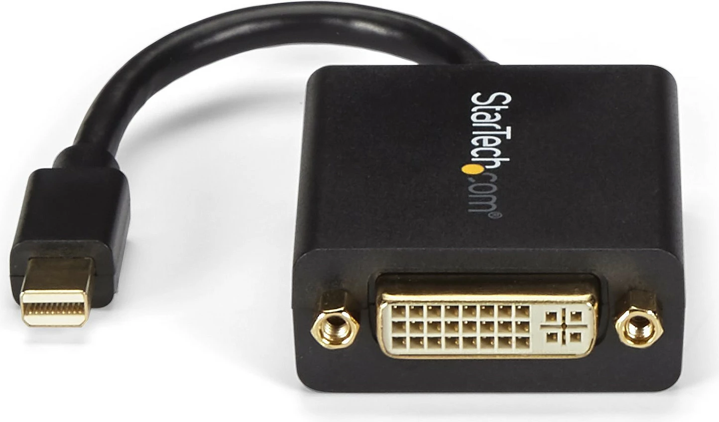 Adapter StarTech MDP2DVI Mini DisplayPort në DVI, 0.13 m, 1080p, i zi