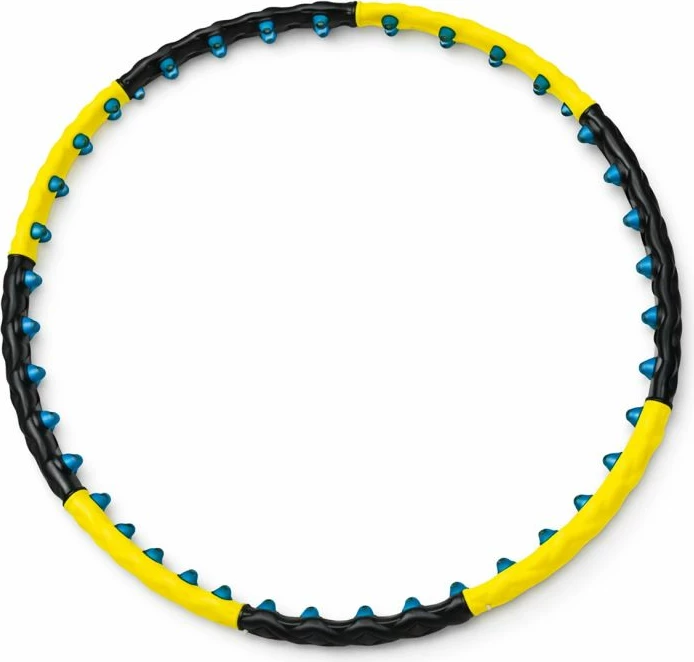 Hula hoop masazhues Wozinsky WHH-110, kaltër-verdhë