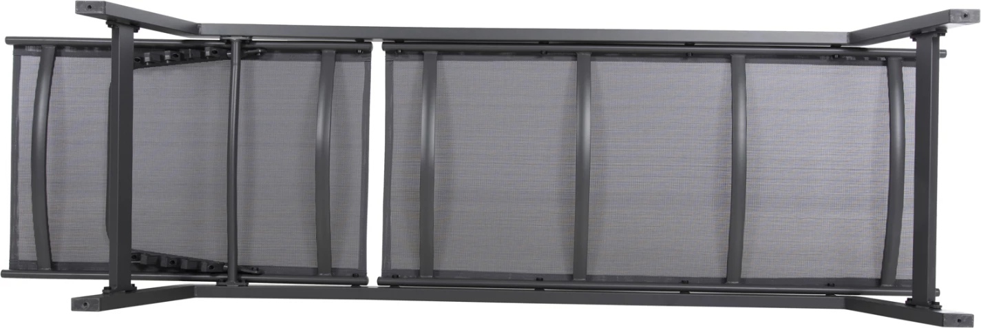 Shezlong alumini me mbështetëse koke RABIA FH5982.03 në antracit 191,5x60x89,5Hcm