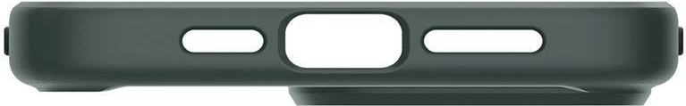 Mbështjellës Spigen Ultra Hybrid për iPhone 15 Pro, Gjelbër e errët