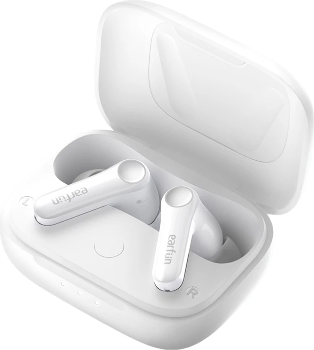 Kufje TWS, EarFun, Air Pro 4 TW600GW, ANC, Hi-Res Audio me LDAC/aptX Lossless, Bluetooth 5.4, perlë, me kuti karikimi