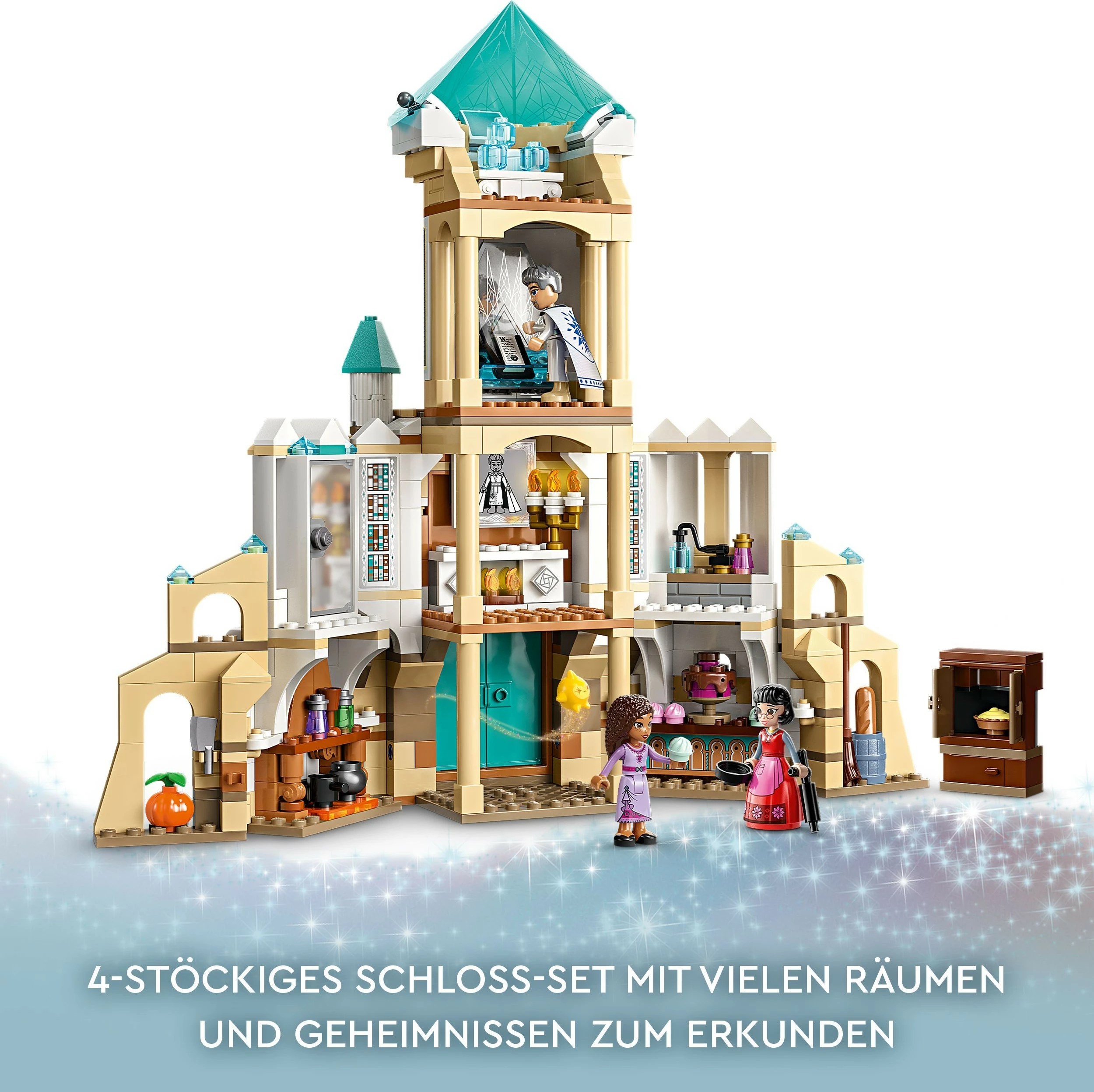 Set ndërtimi LEGO Disney King Magnifico's Castle 43224, 613 pjesë, shumëngjyrësh