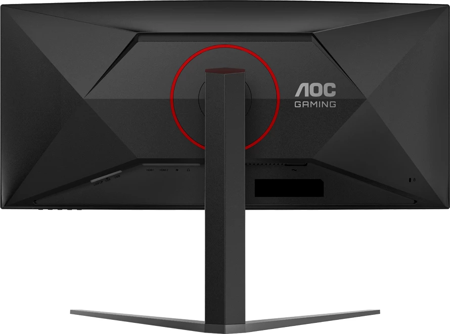 Monitor gaming AOC CU34G4Z 34\" i lakuar, WQHD 3440x1440, 240Hz, 1ms, Fast VA, HDR400, Adaptive Sync, i zi/kuq