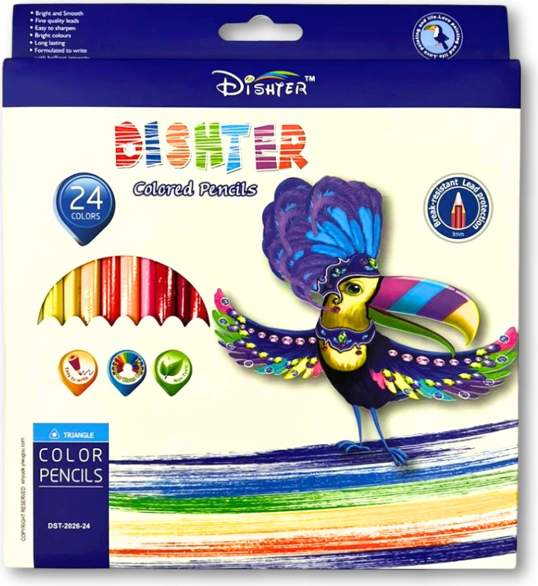 Ngjyra druri ProMaxx, set 24 copë