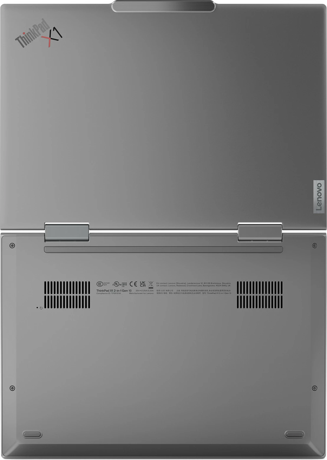 Kompjuter Lenovo X1 2in1 G10, Ultra7 255U, 32GB RAM, 1TB SSD, 14 inch, gri