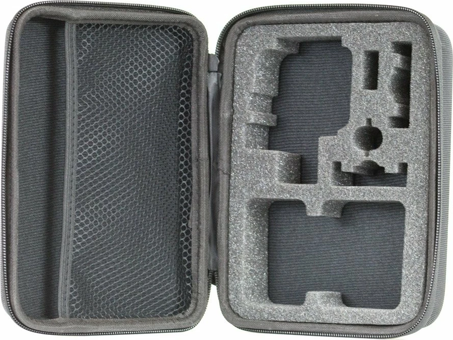 Kuti mbrojtëse për kamera sportive dhe aksesorë, Hurtel, universale për GoPro/SJCAM/Xiaomi Yi, madhësia M, 22x18x6.5 cm, e zezë