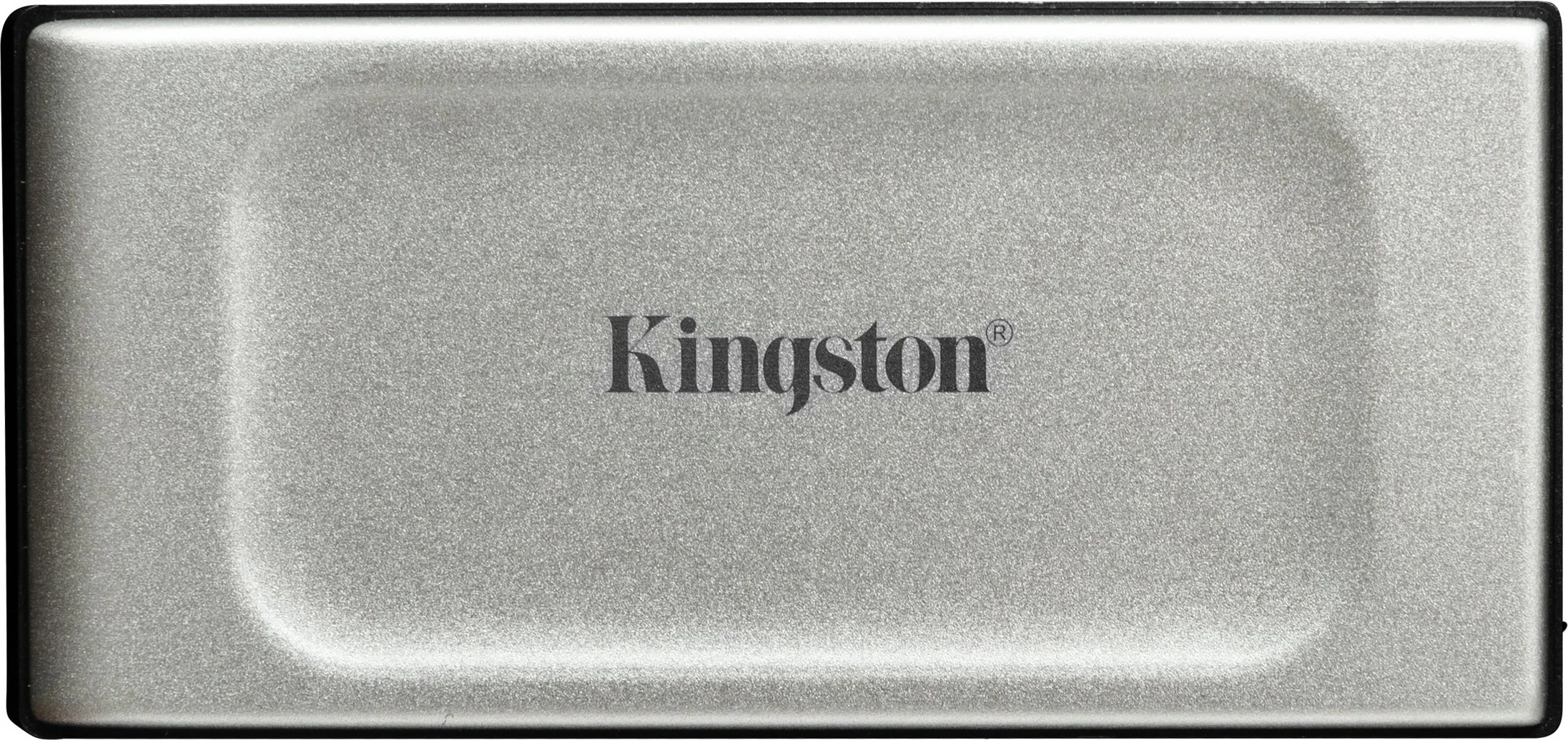 SSD portabël Kingston XS2000, 1 TB, USB Type-C, i zi, argjendtë