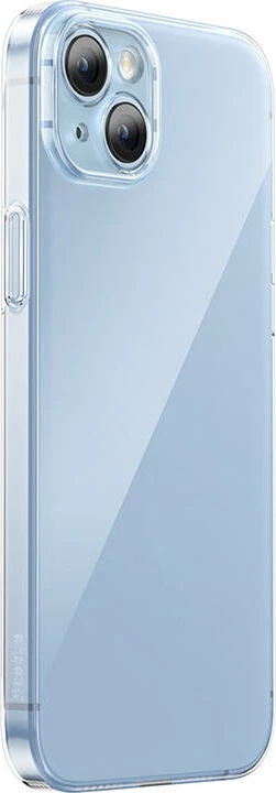 Mbështjellës Baseus Crystal Series për iPhone 14 Plus me xham të temperuar, Transparent