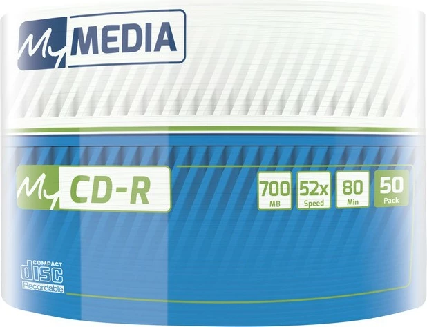CD-R Verbatim My Media 700MB, 50 copë, Spindel