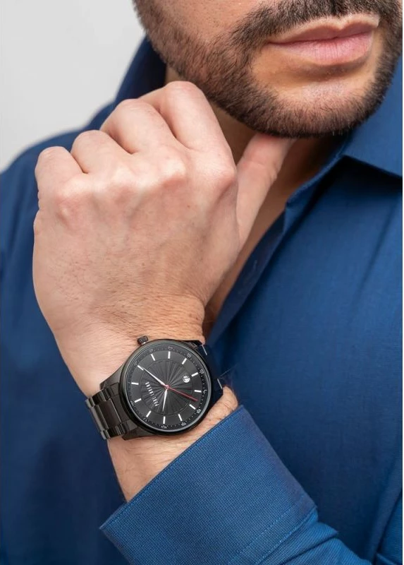 Orë dore për meshkuj Paul Lorens, e zezë