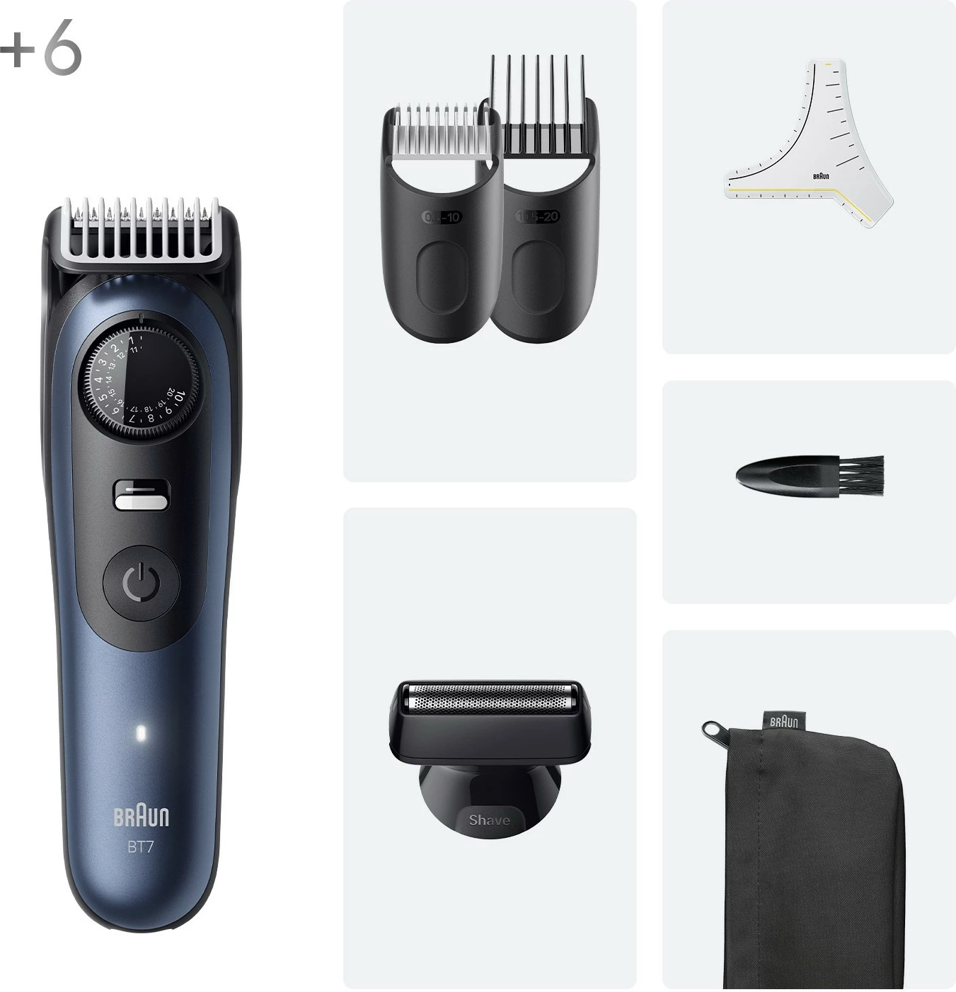Makinë rroje Braun Series 7 BT7520, akumulator/rrymë, deep blue metallic