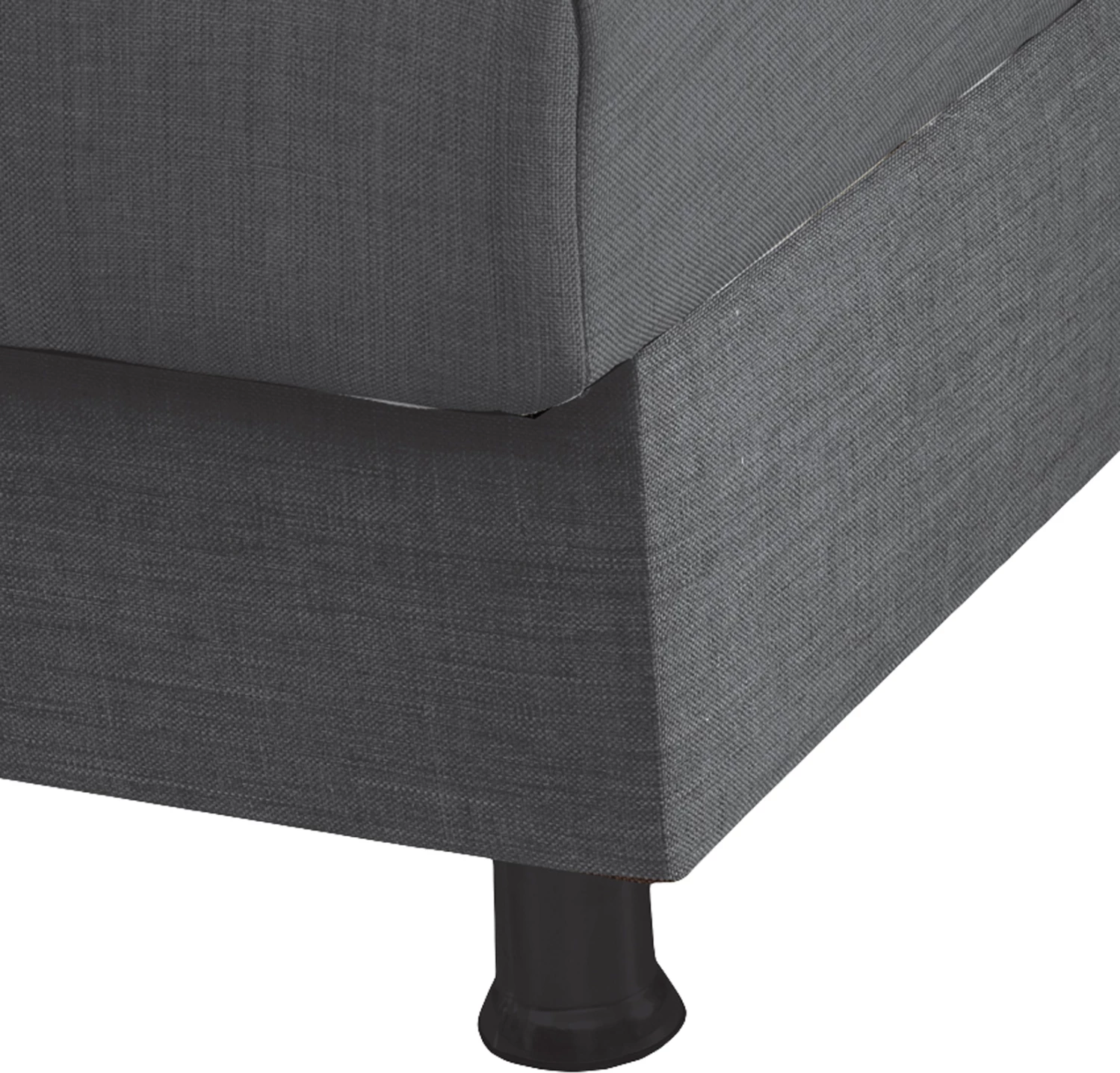 Divan shtrat 3-vendësh ANDRE FH3271.03, pëlhurë antracit, 193x82x81H cm