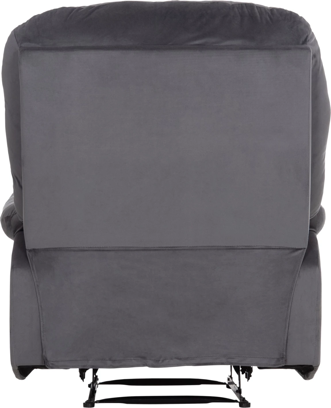 Fotel me recliner manual BRAYLEN, kadife gri, FH3298.01, 85x90x95cm