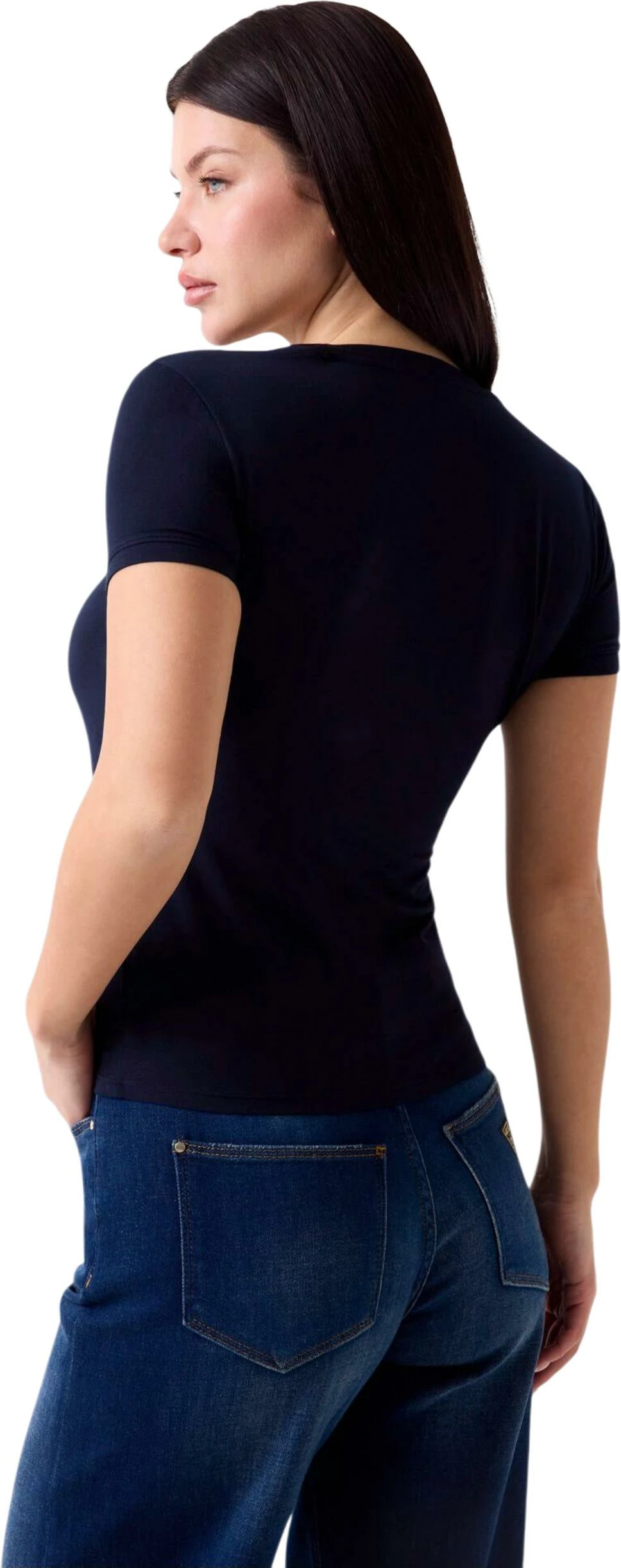 Maicë për femra Guess W6YI13 K3853, blu [Madhësia: M]