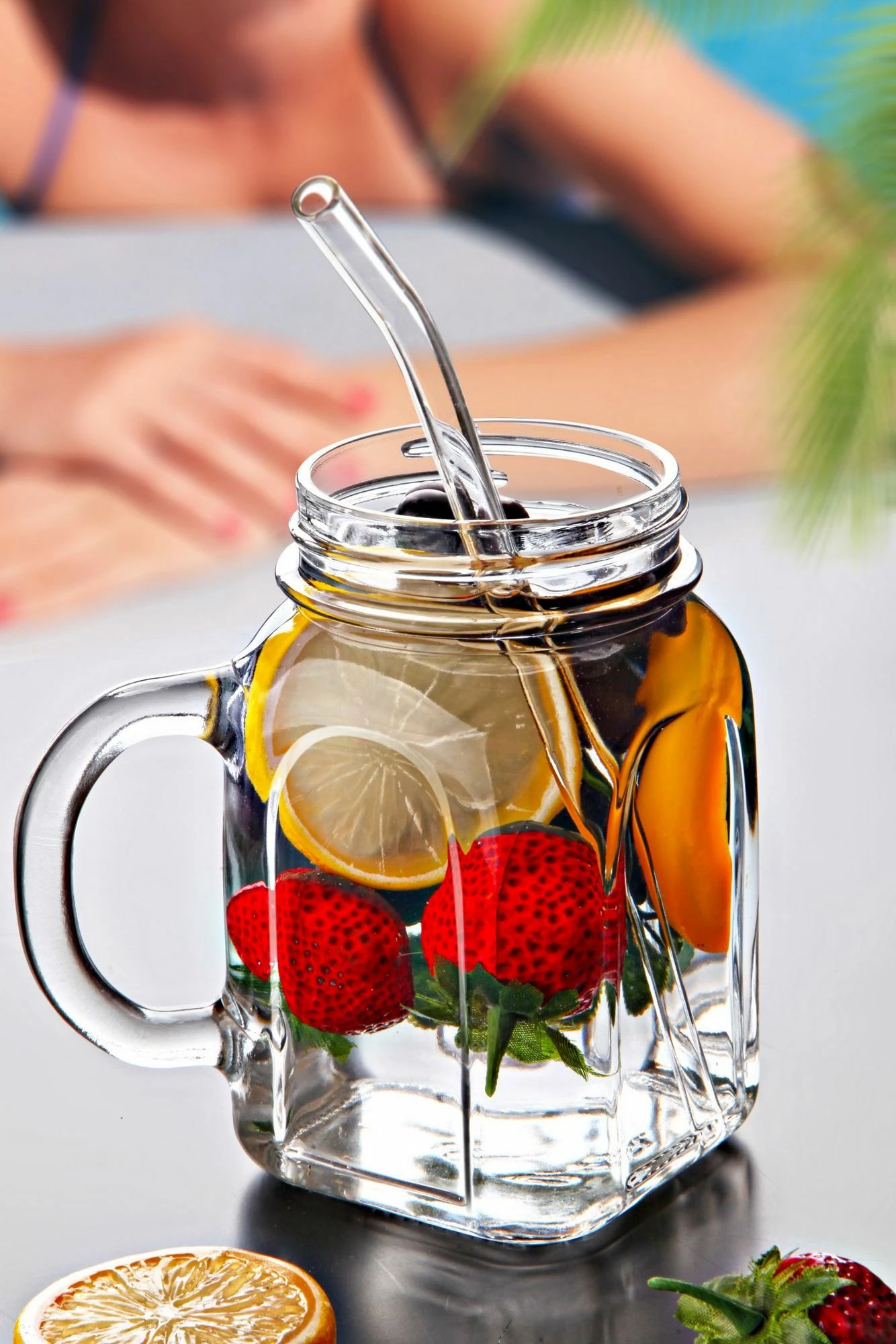 Gotë qelqi Hermia Concept, transparente, KLCKVNBR, 7x7x12cm, 450ml