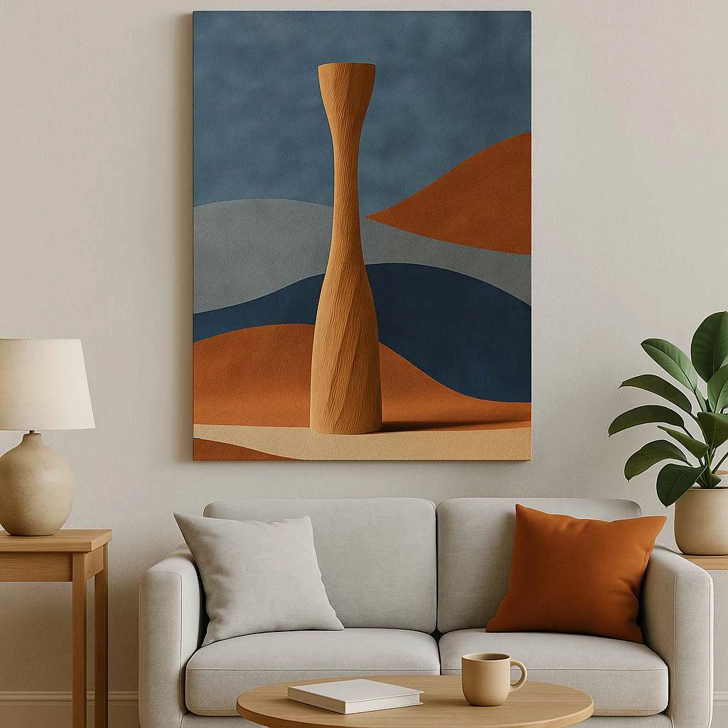 Pikturë dekorative në kanavacë, shumëngjyrëshe, Wallity, Hm_Cnvs26-7, 50x70cm