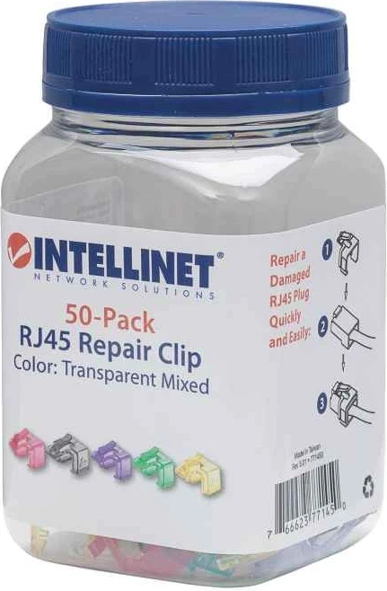 Mbështjellës riparimi për konektorët RJ45 Intellinet 771450, 50 copë, shumëngjyrësh