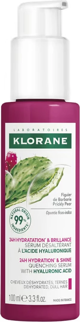Serum për flokë Klorane Hydration & Shine me fik opuntia 100ml për femra