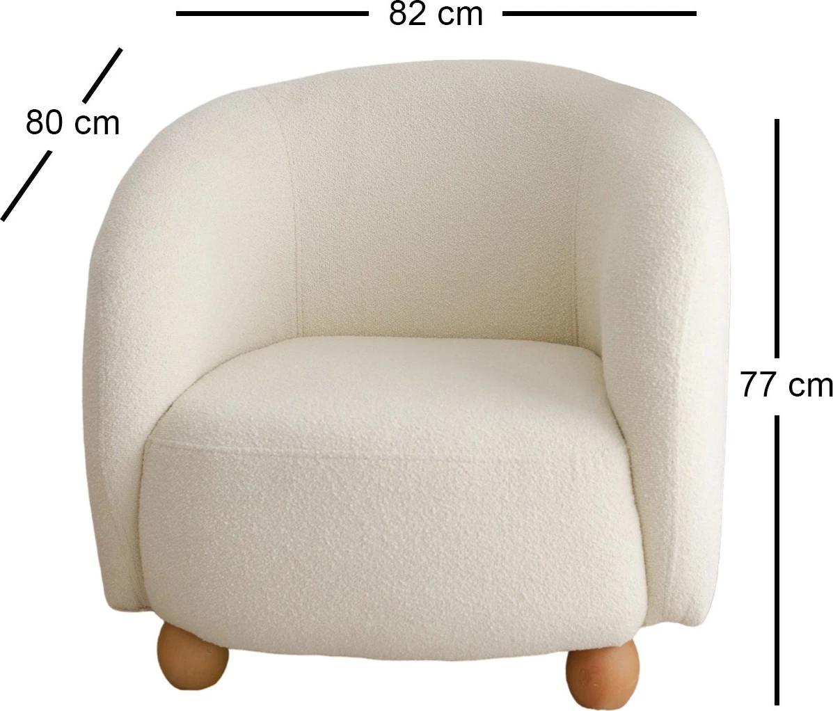 Karrige Wing Atelier del Sofa, Slon, e bardhë