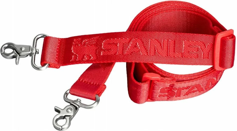 Çantë mbajtëse Stanley Carry-All për gotë termike Quencher 1.18L, rrip i rregullueshëm, xhepa, Hot Coral