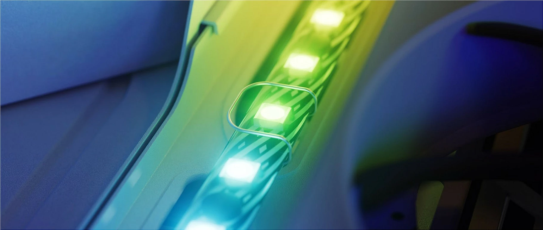 Shirit LED HYTE LS10 qRGB, 3 copë, RGB