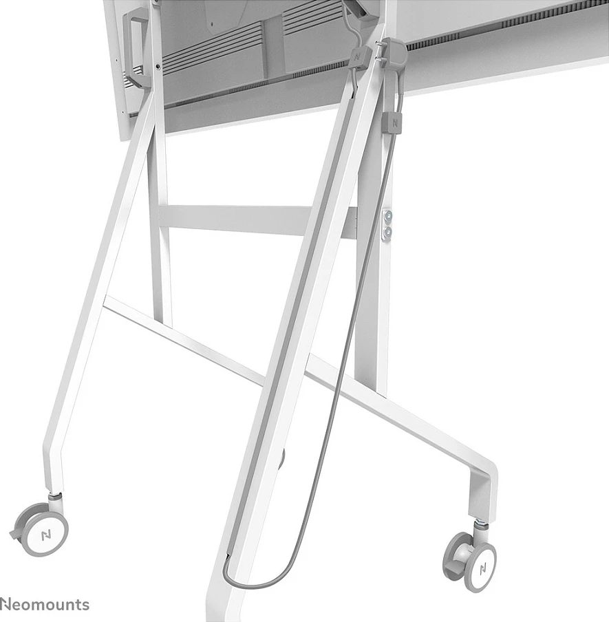 Stendë TV me rrota Neomounts MOVE Go Flip FL50-515WH1, 55-65", VESA 400x400, 50 kg, e bardhë